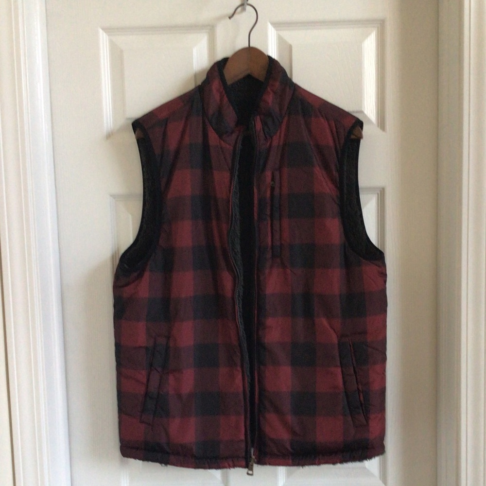 NEW Men’s Reversible Flannel lined vest